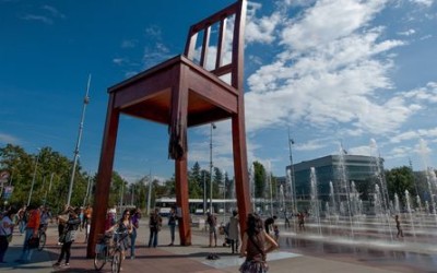 Monday’s Monument: Broken Chair, Palais des Nations, Geneva, Switzerland