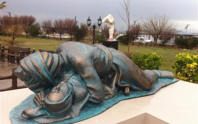 Monday’s Monument: Halabja Statue At The Hague, Netherlands