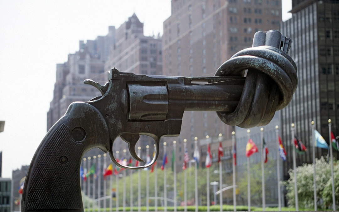 Monday’s Monument: Knotted Gun, NYC