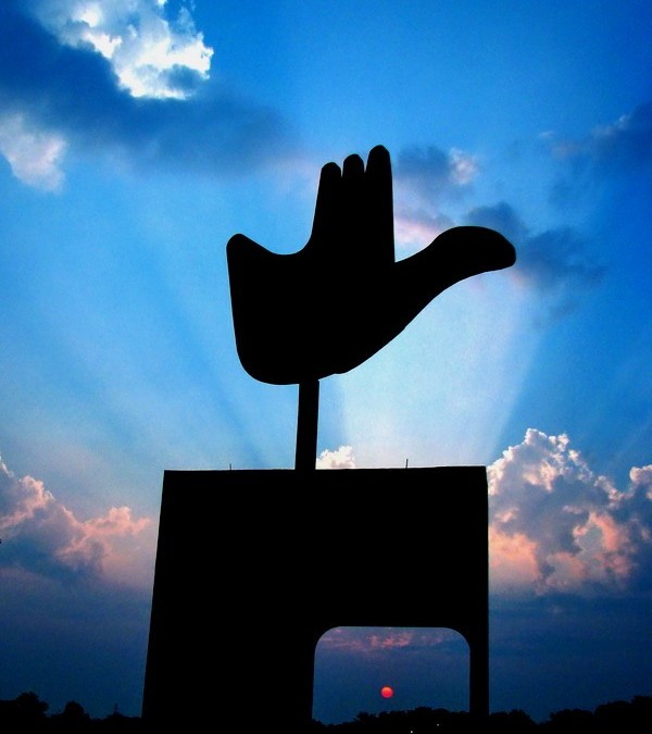 Monday’s Monument: Open Hand, Chandigarh, India