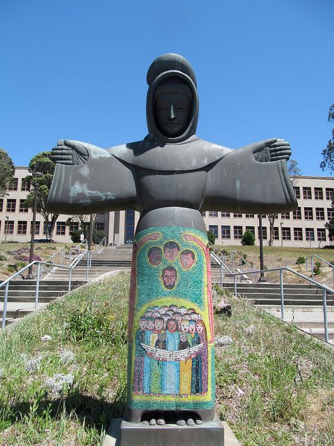 Monday’s Monument: St. Francis of the Guns, 1968, San Francisco