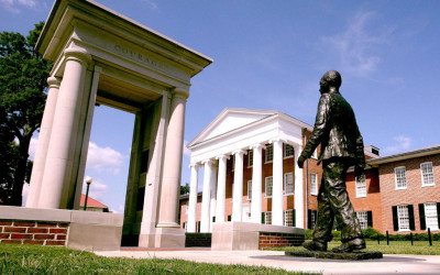 Monday’s Monument: James Meredith Statue, Ol’ Miss, Oxford, Mississippi