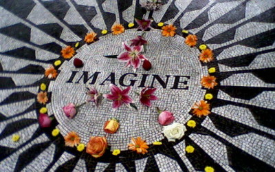 Monday’s Monument: Strawberry  Fields, Central Park, New York