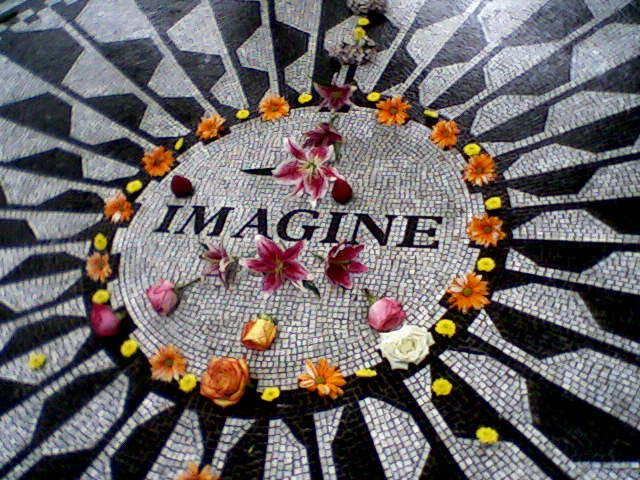 Monday’s Monument: Strawberry  Fields, Central Park, New York