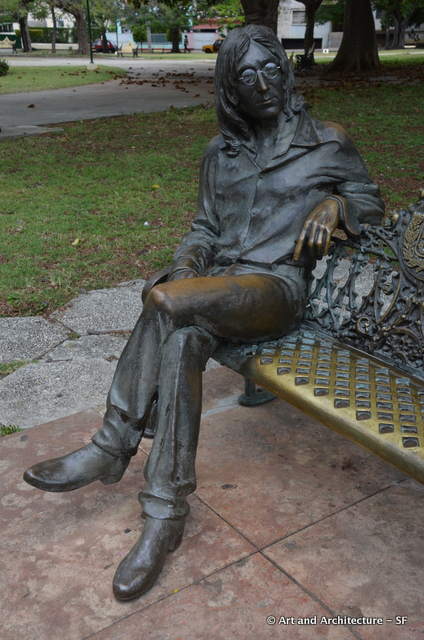 Monday’s Monument: John Lennon Statue, Havana, Cuba