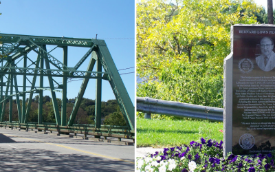 Monday’s Monument: Bernard Lown Peace Bridge, Lewiston, Maine
