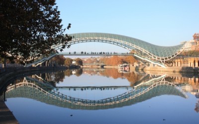 Monday’s Monument: Bridge of Peace, Tbilisi, Georgia