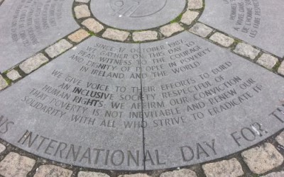 Monday’s Monument: World Poverty Stone, Dublin, Ireland