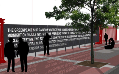 Monday’s Monument: Proposed Rainbow Warrior Memorial, Auckland, New Zealand