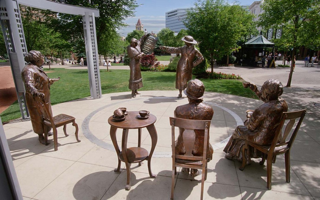 Monday’s Monument: Women are Persons!, Calgary, Alberta, Canada
