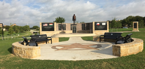 Monday’s Monument: Mahatma Gandhi Memorial Plaza, Irving, Texas