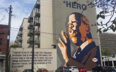 Monday’s Monument: John Lewis Hero Mural, Atlanta, Georgia