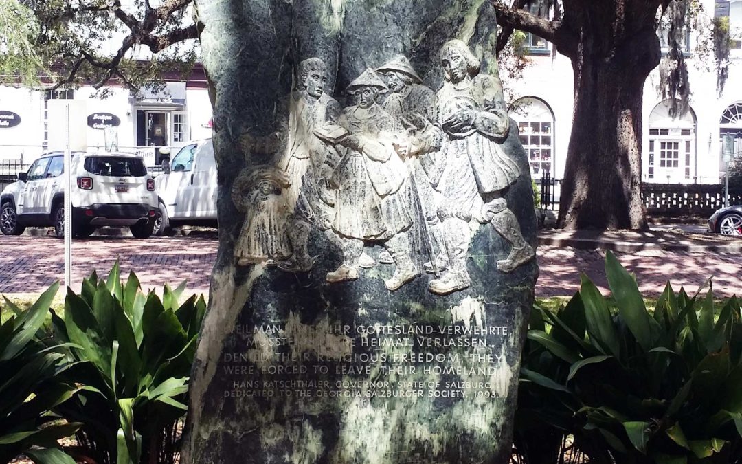 Monday’s Monument: Salzburger Monument of Reconciliation, Savannah, Georgia