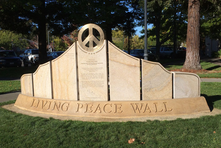 Monday’s Monument: Living Peace Wall, Sebastapol, California