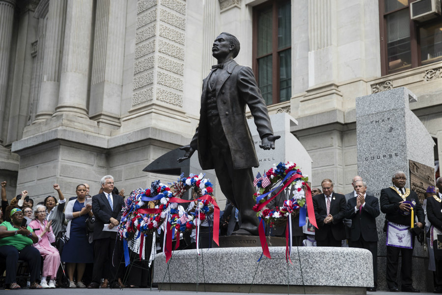 Monday’s Monument: A Quest for Parity (Octavius Catto Statue), Philadelphia, Pennsylvania