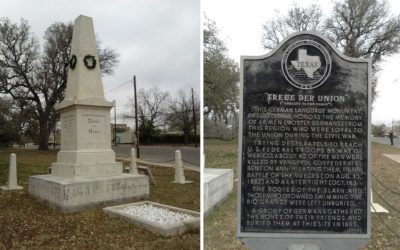 Monday’s Monument: Treue der Union Monument, Comfort, Texas